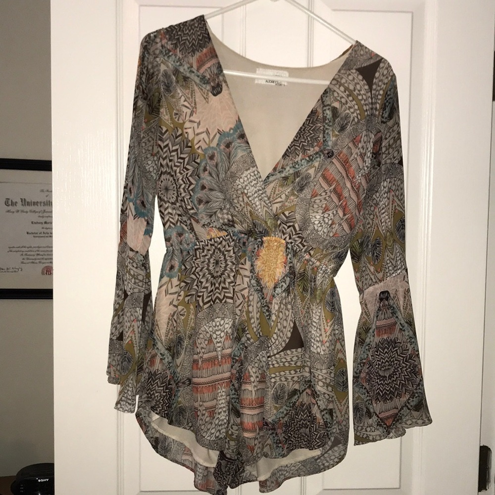 Patterned Romper